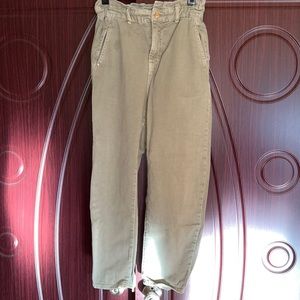 Zara off green khakis